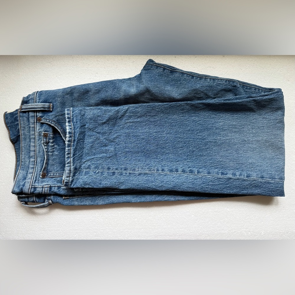 MADEWELL RELAXED TAPER JEANS MID BLUE 32X34 - Picture 9 of 13